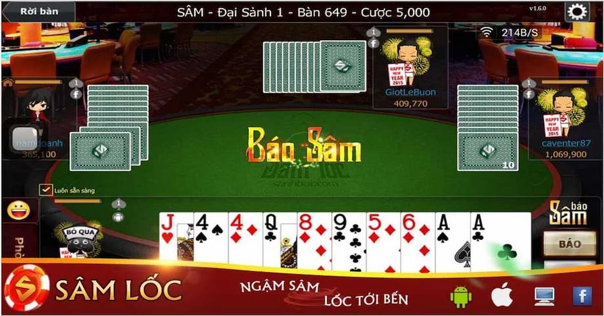 Hướng dẫn chơi game bài sâm lốc đơn giản