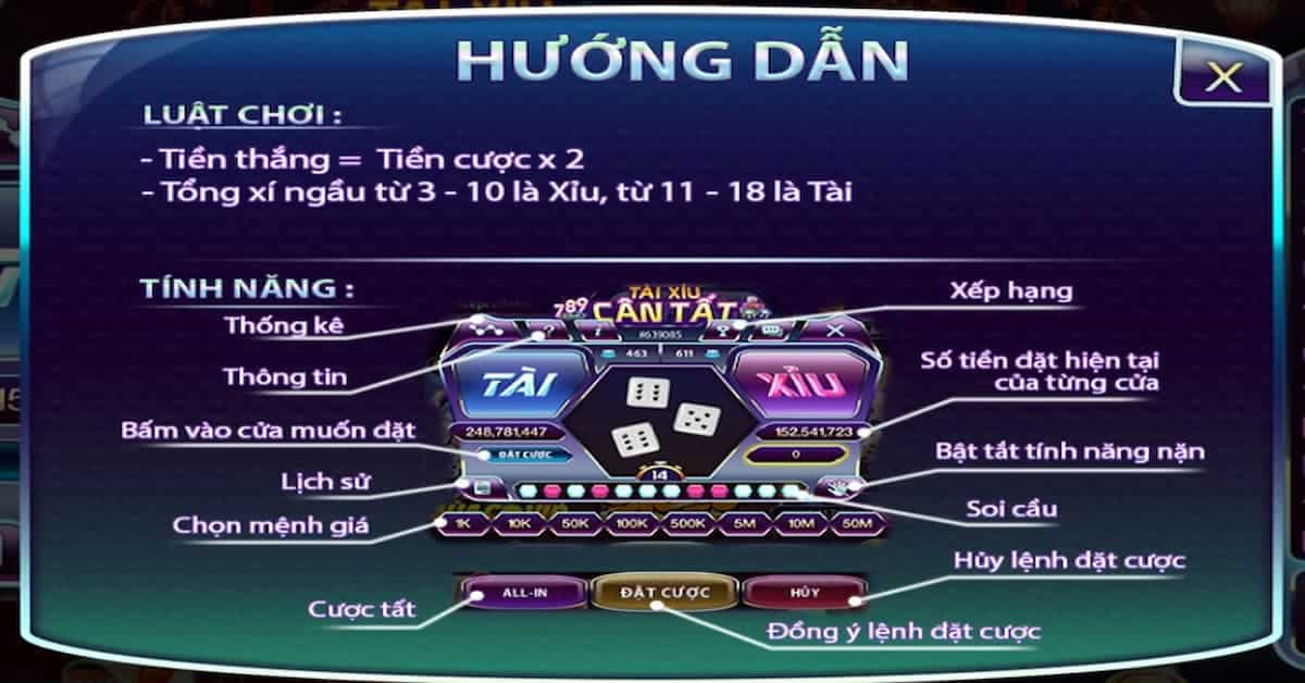 Kinh nghiệm chơi tài xỉu 789Club từ cao thủ 