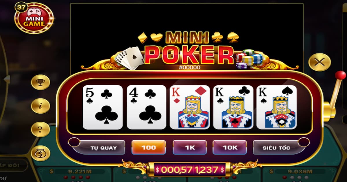 Cách chơi mini game poker hiệu quả trên 789club