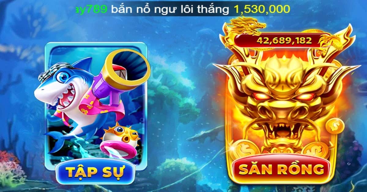 Top 3 game bắn cá được yêu thích nhất tại 789club hiện nay