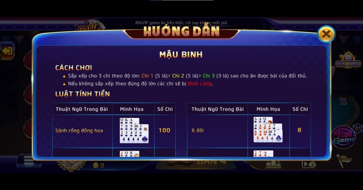 Định nghĩa game bài mậu binh 789club là gì?